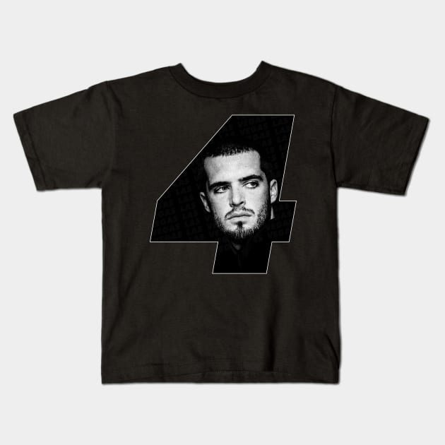 #4 - Derek Carr Kids T-Shirt by MAG